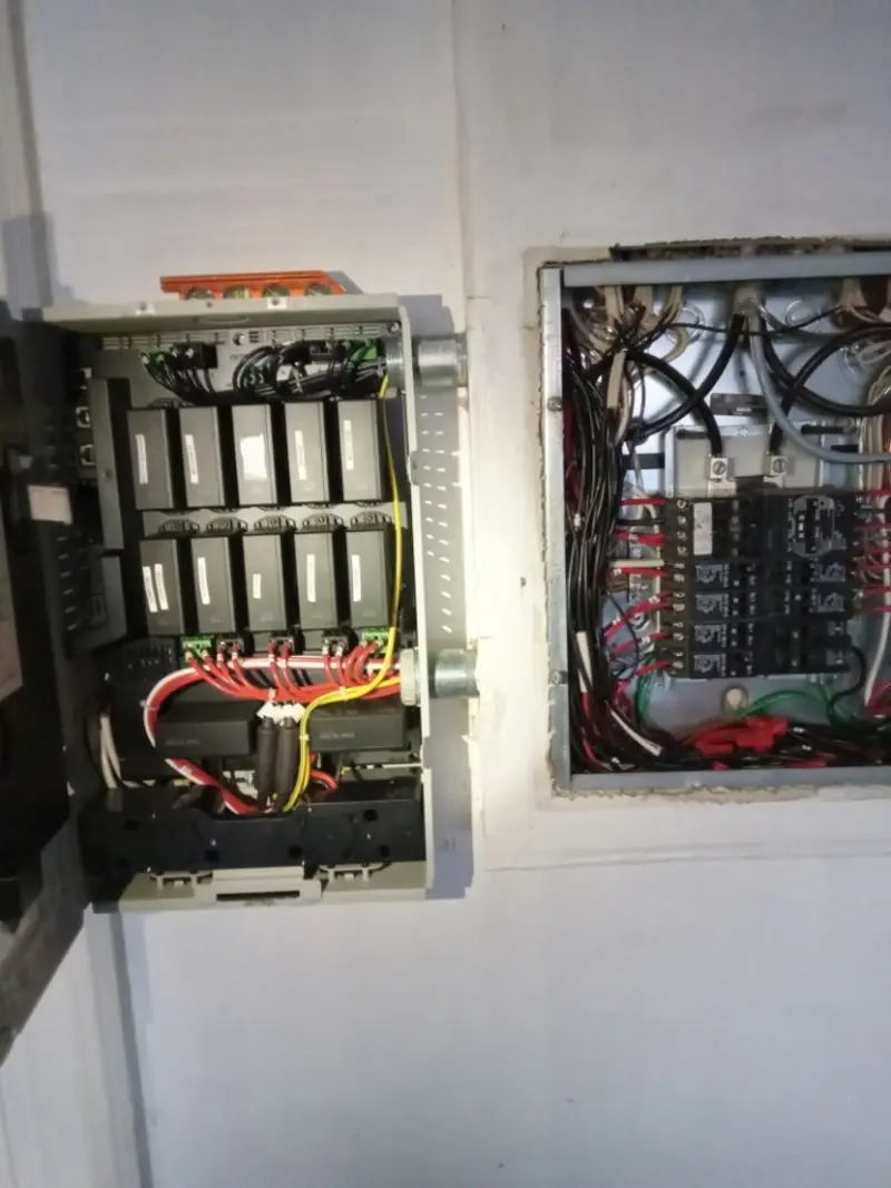 Electrical panel upgrade completed for Security Camera Wiring in Fort Myers